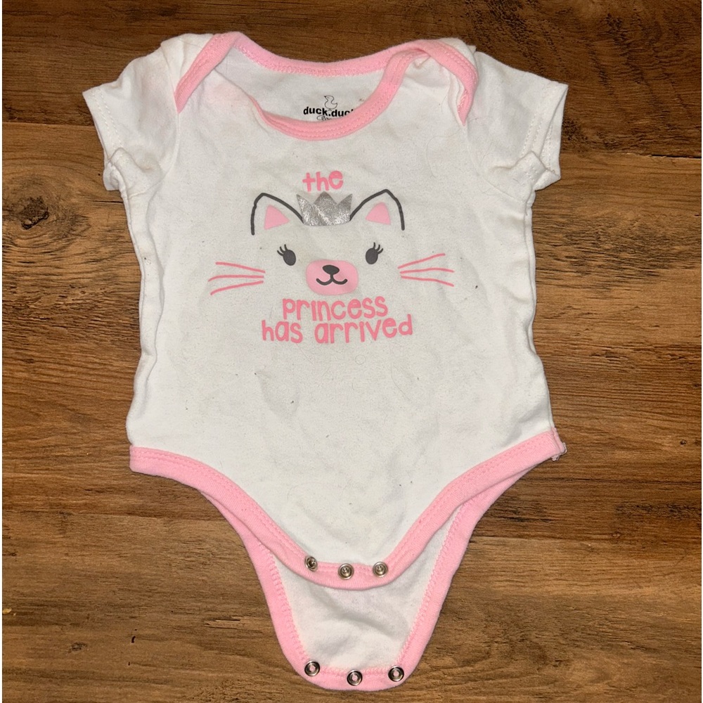*** white and pink onsie ***